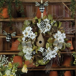 MacKenzie-Childs Spring|Room Accents<Courtly Check Bee Wall Decor