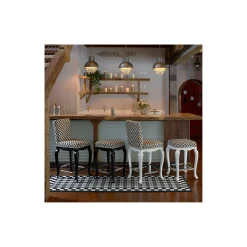 MacKenzie-Childs Dining Room & Kitchen<Courtly Check Black Counter Stool