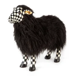 MacKenzie-Childs Spring|Room Accents<Courtly Check Black Sheep - Small