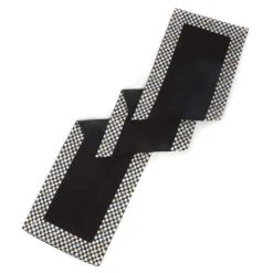 MacKenzie-Childs Kitchen & Table Linens<Courtly Check Black Table Runner