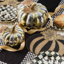 MacKenzie-Childs Kitchen & Table Linens<Courtly Check Black Table Runner