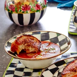 MacKenzie-Childs Dinnerware & Flatware<Courtly Check Breakfast Bowl