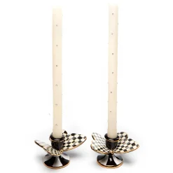 MacKenzie-Childs Spring|Candles & Fragrances<Courtly Check Butterfly Candle Holders, Set of 2