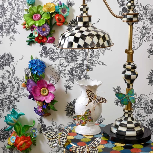 MacKenzie-Childs Room Accents<Courtly Check Butterfly Duo Wall Decor