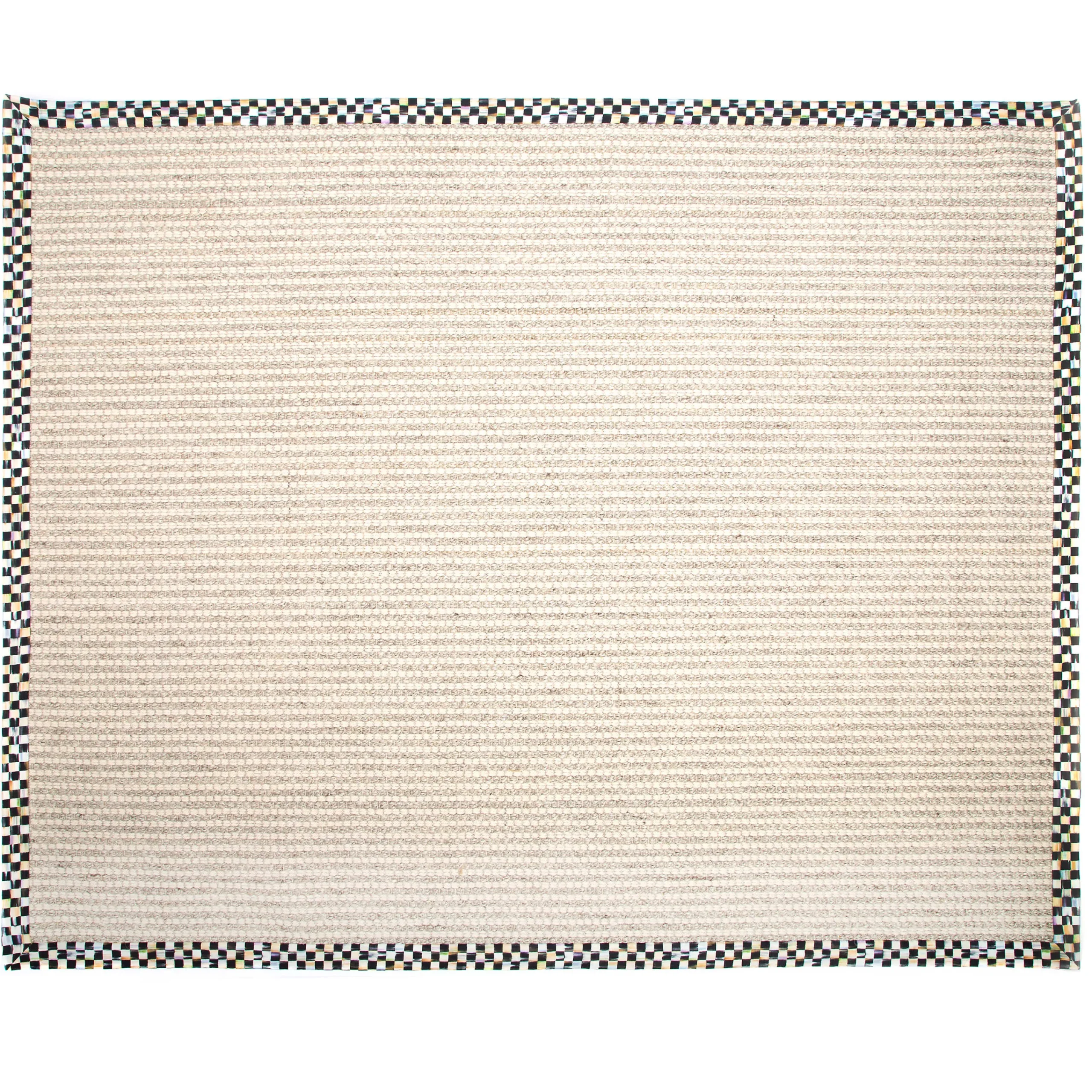 MacKenzie-Childs Rugs<Courtly Check Cable Wool Sisal 8' x 10' Rug