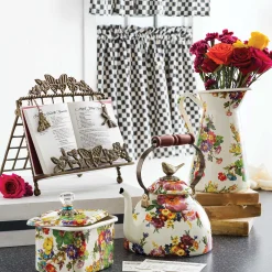 MacKenzie-Childs Room Accents<Courtly Check Cafe Curtains, Set of 2