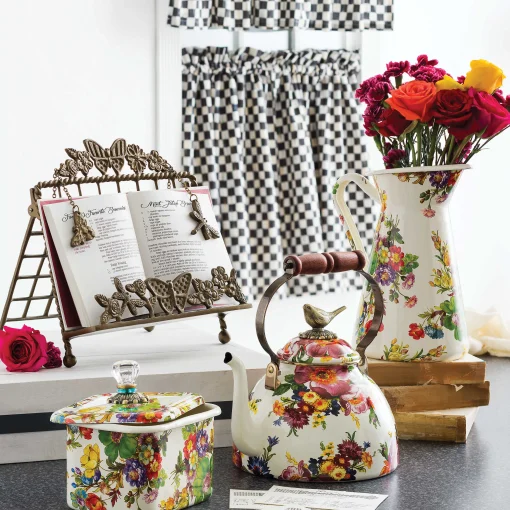 MacKenzie-Childs Room Accents<Courtly Check Cafe Curtains, Set of 2