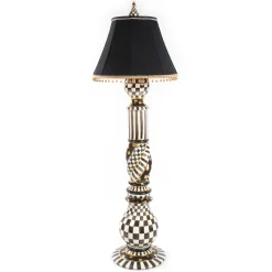 MacKenzie-Childs Lighting<Courtly Check Ceramic Floor Lamp