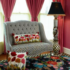 MacKenzie-Childs Lighting<Courtly Check Ceramic Floor Lamp