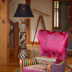 MacKenzie-Childs Lighting<Courtly Check Ceramic Floor Lamp