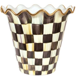 MacKenzie-Childs Outdoor<Courtly Check Ceramic Jumbo Garden Pot