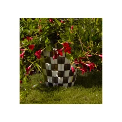 MacKenzie-Childs Outdoor<Courtly Check Ceramic Jumbo Garden Pot