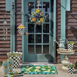 MacKenzie-Childs Outdoor<Courtly Check Ceramic Jumbo Garden Pot