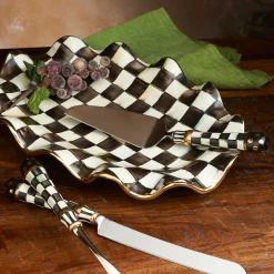 MacKenzie-Childs Serveware<Courtly Check Ceramic Serving Platter