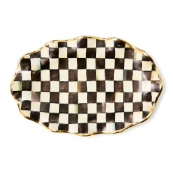 MacKenzie-Childs Serveware<Courtly Check Ceramic Serving Platter