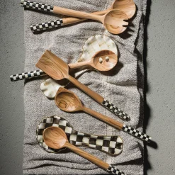 MacKenzie-Childs Kitchen Utensils & Tools<Courtly Check Ceramic Spoon Rest