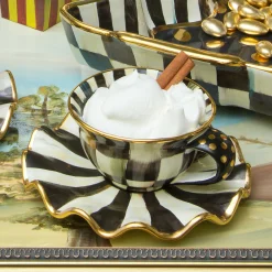 MacKenzie-Childs Dinnerware & Flatware<Courtly Check Ceramic Teacup