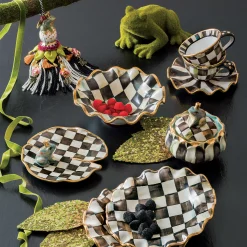 MacKenzie-Childs Dinnerware & Flatware<Courtly Check Ceramic Teacup