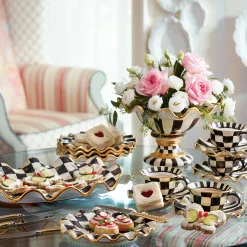 MacKenzie-Childs Dinnerware & Flatware<Courtly Check Ceramic Teacup