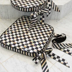 MacKenzie-Childs Pillows, Throws, & Cushions<Courtly Check Chair Cushion