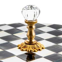 MacKenzie-Childs Serveware<Courtly Check Cheese Course