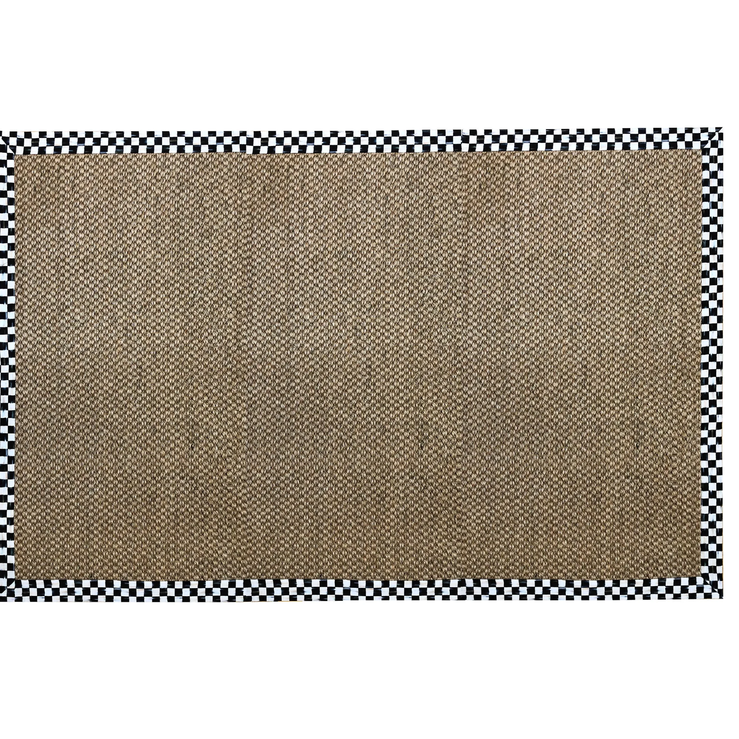 MacKenzie-Childs Rugs<Courtly Check Chunky Sisal Rug 8' x 10' Rug
