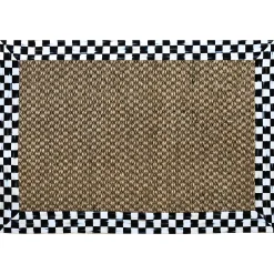 MacKenzie-Childs Rugs<Courtly Check Chunky Sisal 2' x 3' Rug