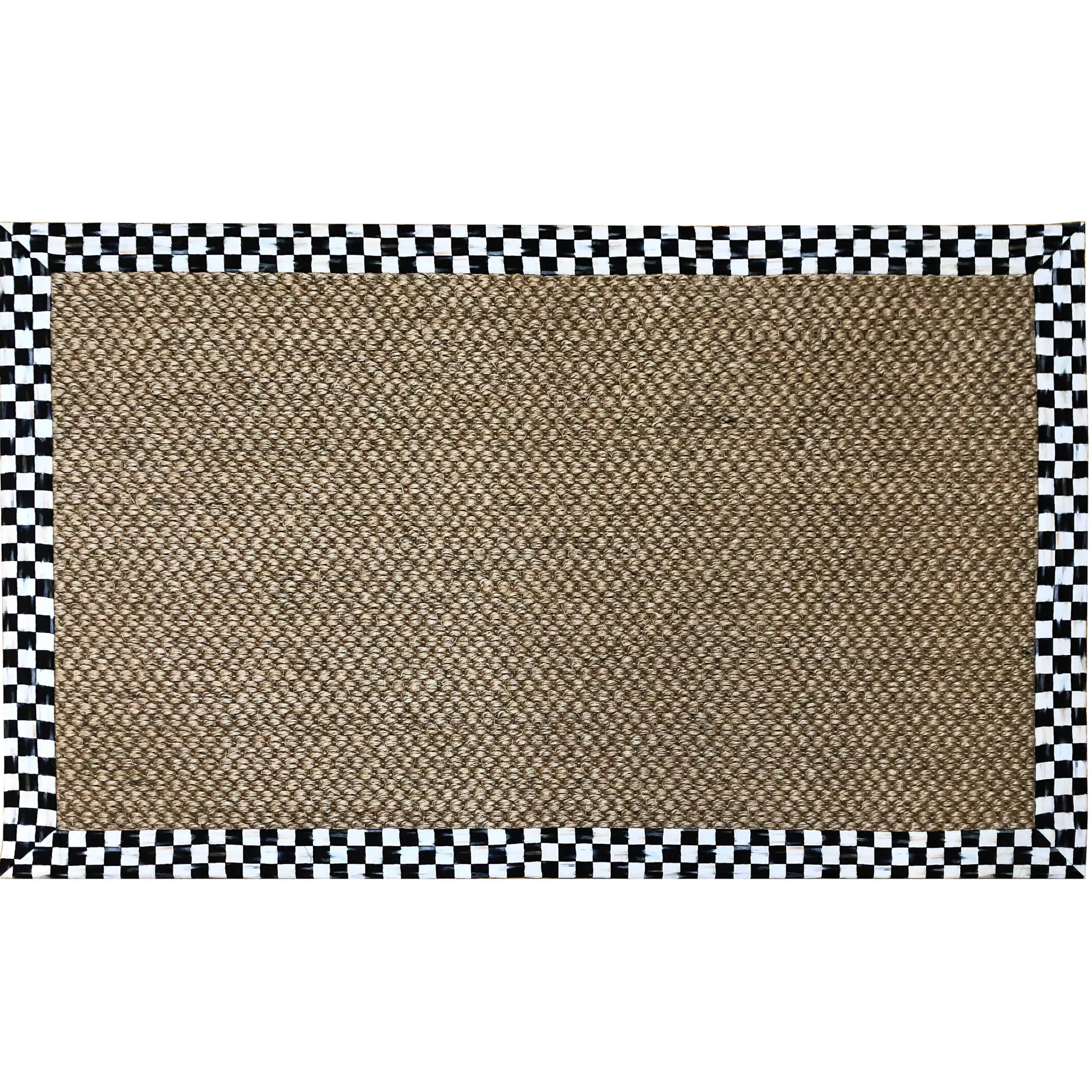 MacKenzie-Childs Rugs<Courtly Check Chunky Sisal 3' x 5' Rug