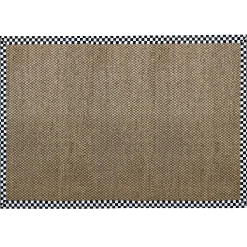 MacKenzie-Childs Rugs<Courtly Check Chunky Sisal Rug 6' x 9' Rug