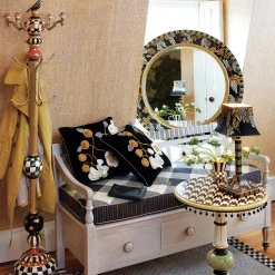 MacKenzie-Childs Entryway Furniture|Living Room<Courtly Check Coat Perch