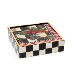 MacKenzie-Childs Bar Entertaining|Serveware<Courtly Check Cocktail Napkin Holder
