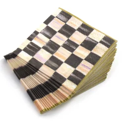 MacKenzie-Childs Bar Entertaining<Courtly Check Cocktail Paper Napkins