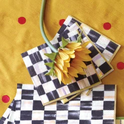 MacKenzie-Childs Bar Entertaining<Courtly Check Cocktail Paper Napkins