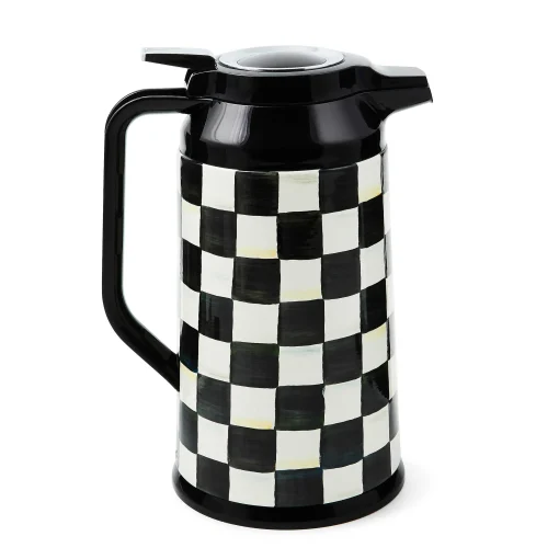 MacKenzie-Childs The Coffee Shop|Fall Entertaining<Courtly Check Coffee Carafe