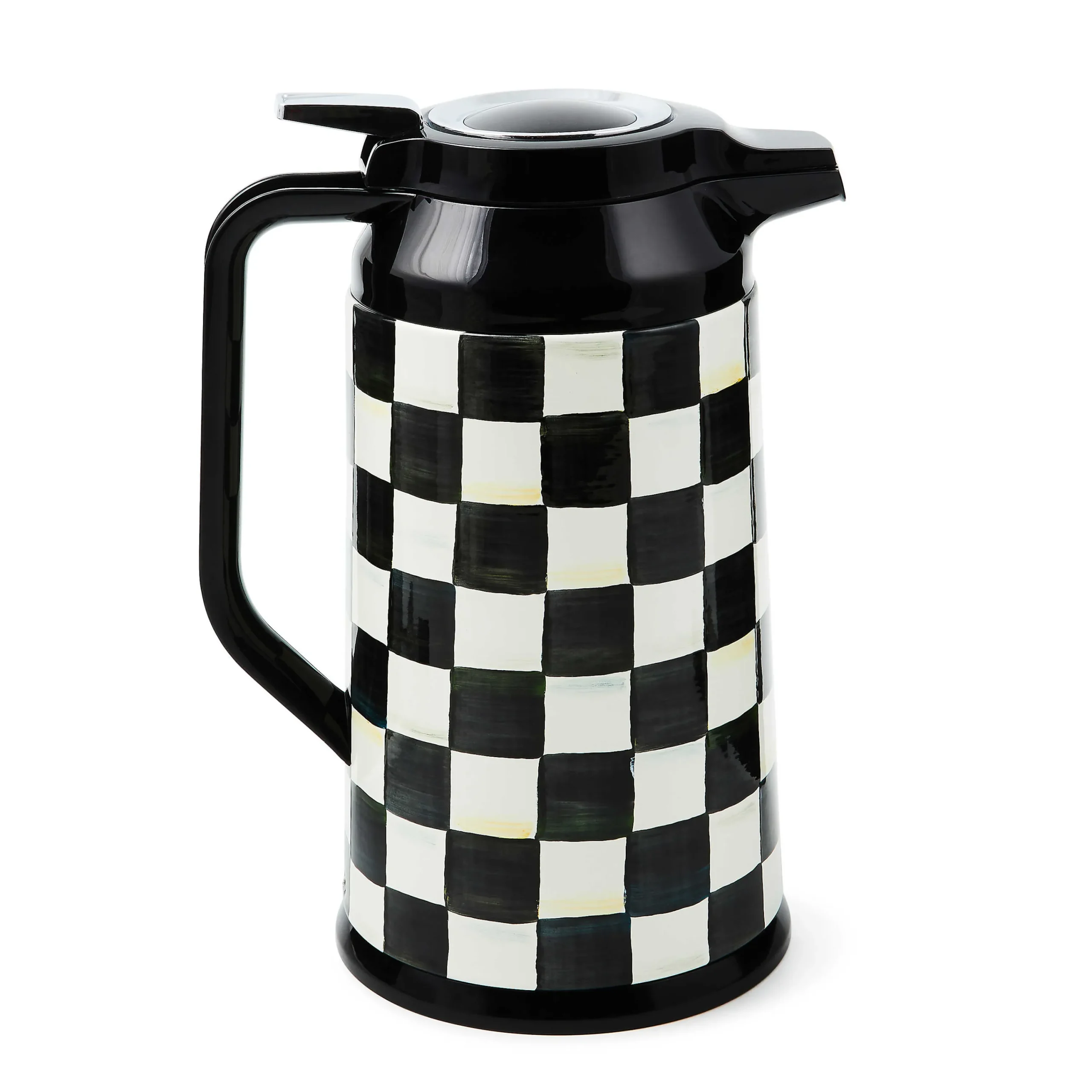 MacKenzie-Childs The Coffee Shop|Fall Entertaining<Courtly Check Coffee Carafe