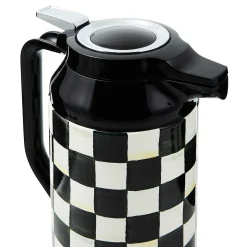 MacKenzie-Childs The Coffee Shop|Fall Entertaining<Courtly Check Coffee Carafe
