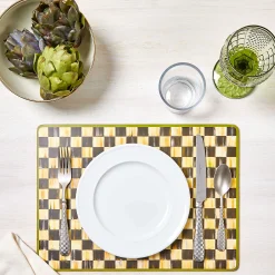 MacKenzie-Childs Table Accessories|Kitchen & Table Linens<Courtly Check Cork Back Placemats, Set of 4