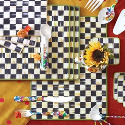 MacKenzie-Childs Table Accessories|Kitchen & Table Linens<Courtly Check Cork Back Placemats, Set of 4