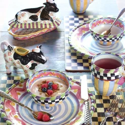 MacKenzie-Childs Table Accessories|Kitchen & Table Linens<Courtly Check Cork Back Placemats, Set of 4
