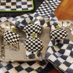 MacKenzie-Childs Fall Entertaining|Kitchen & Table Linens<Courtly Check Cotton Napkin