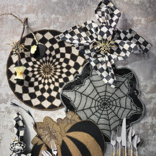 MacKenzie-Childs Fall Entertaining|Kitchen & Table Linens<Courtly Check Cotton Napkin