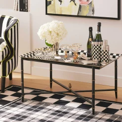 MacKenzie-Childs Fall Entertaining|Drinkware<Courtly Check Coupe Glass