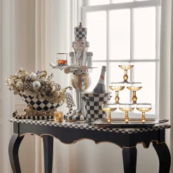 MacKenzie-Childs Fall Entertaining|Drinkware<Courtly Check Coupe Glass