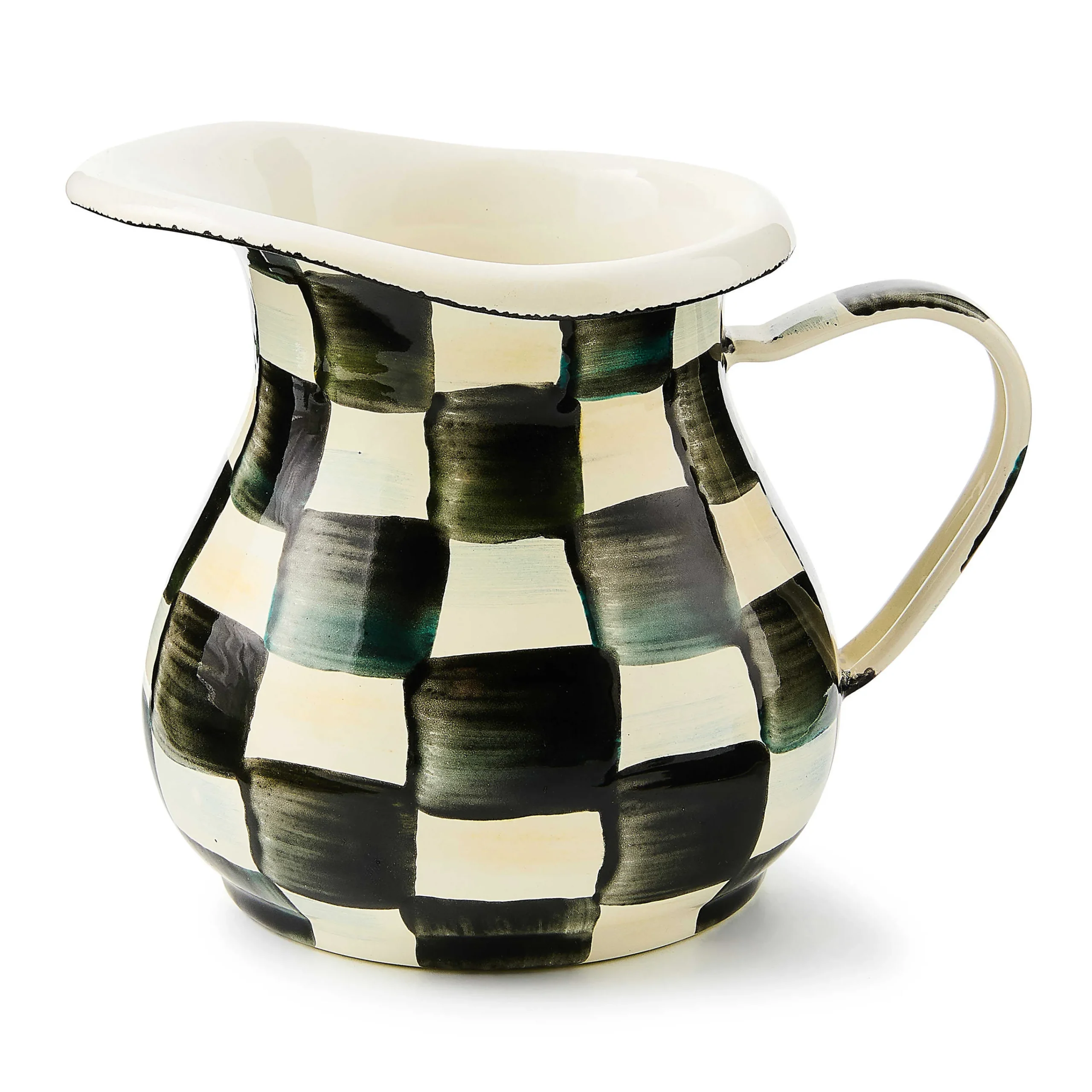 MacKenzie-Childs The Coffee Shop|Serveware<Courtly Check Creamer
