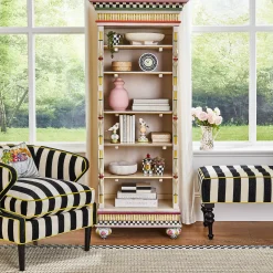 MacKenzie-Childs Room Accents|Kitchen Storage & Organization<Courtly Check Demi Canister