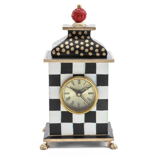 MacKenzie-Childs Room Accents<Courtly Check Desk Clock