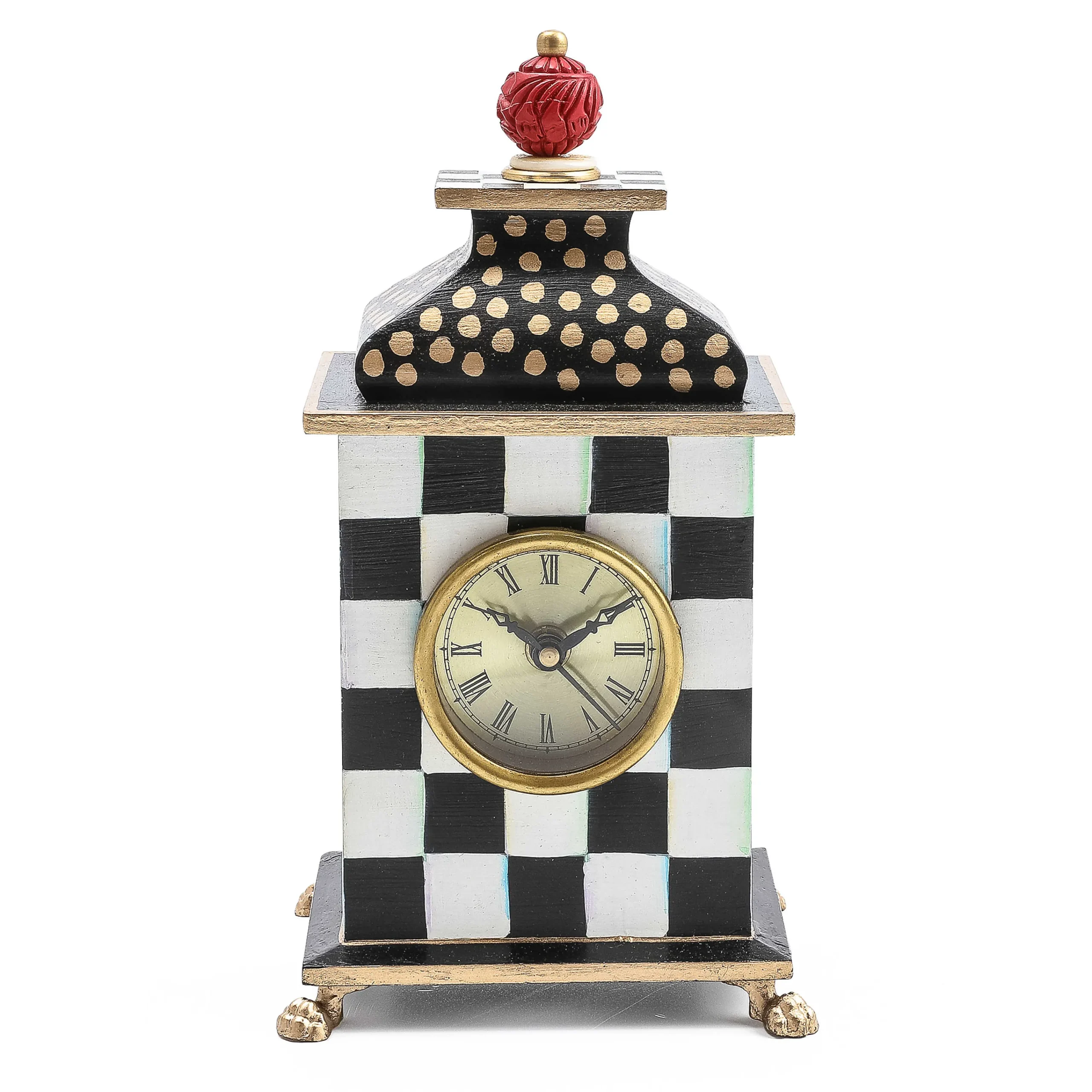 MacKenzie-Childs Room Accents<Courtly Check Desk Clock