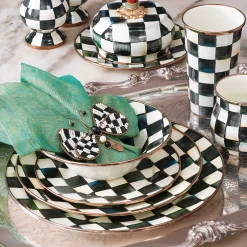MacKenzie-Childs Dinnerware & Flatware<Courtly Check Dinner Plate