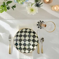 MacKenzie-Childs Dinnerware & Flatware<Courtly Check Dinner Plate