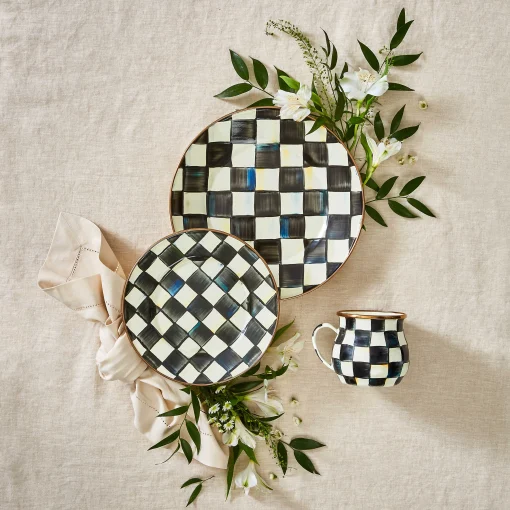 MacKenzie-Childs Dinnerware & Flatware<Courtly Check Dinner Plate